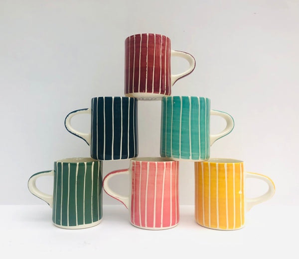 Sgraffito Espresso Mugs by Musango