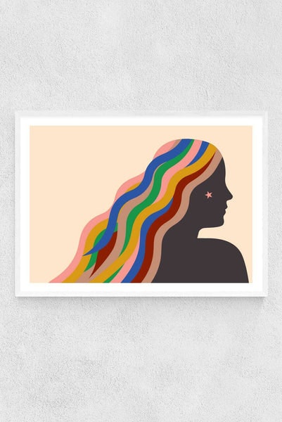 Star A3 Print by East End Prints