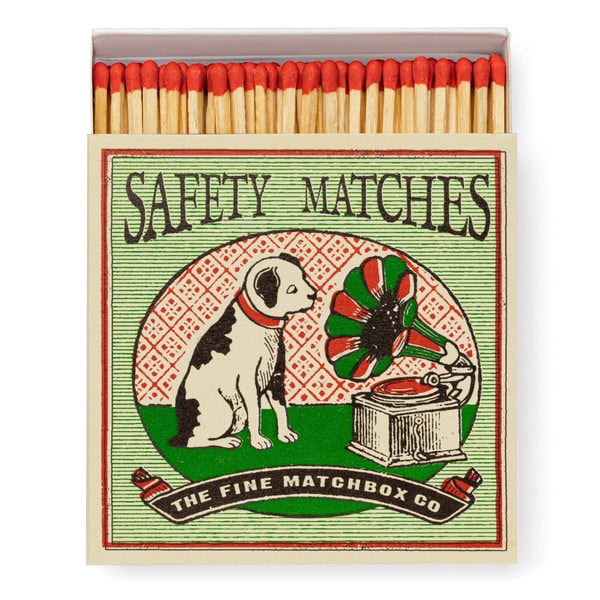 Matches | Dog & Gramaphone by Archivist