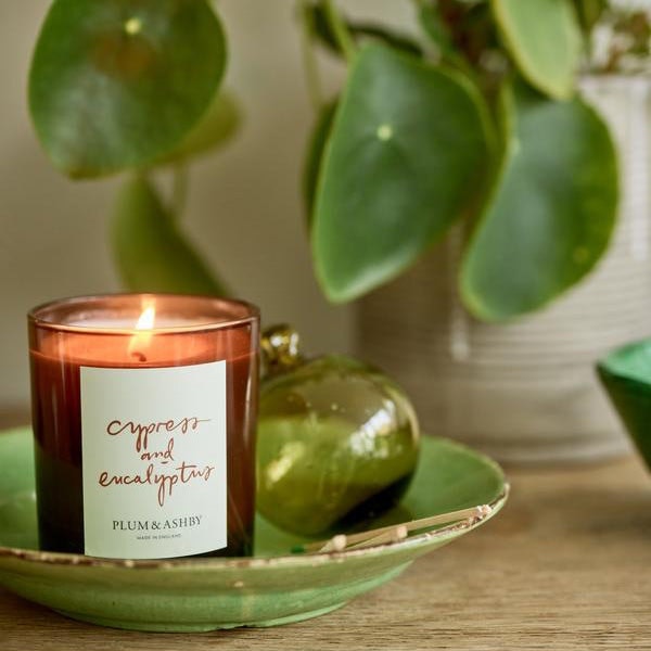 Cypress & Eucalyptus Candle by Plum & Ashby