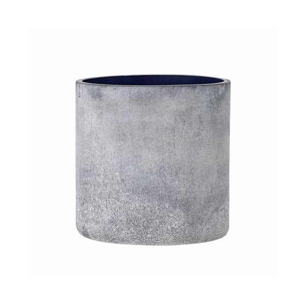 Blue Frosted Glass Votive by TUSKcollection