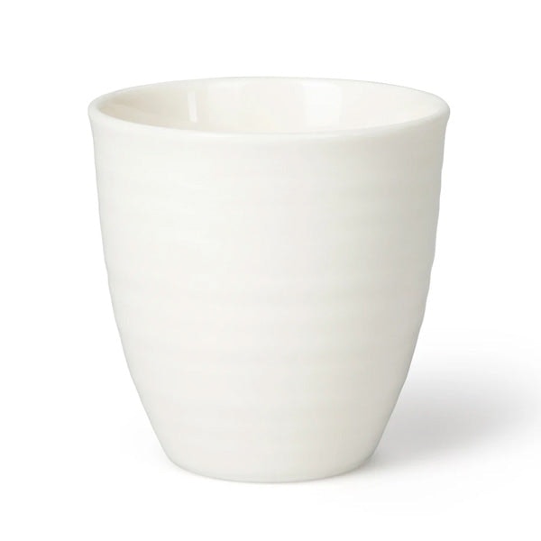 Small Porcelain Pot White by TUSKcollection