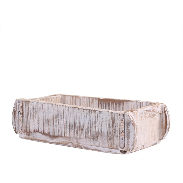 White Wash Brick Box Storage Box by TUSKcollection