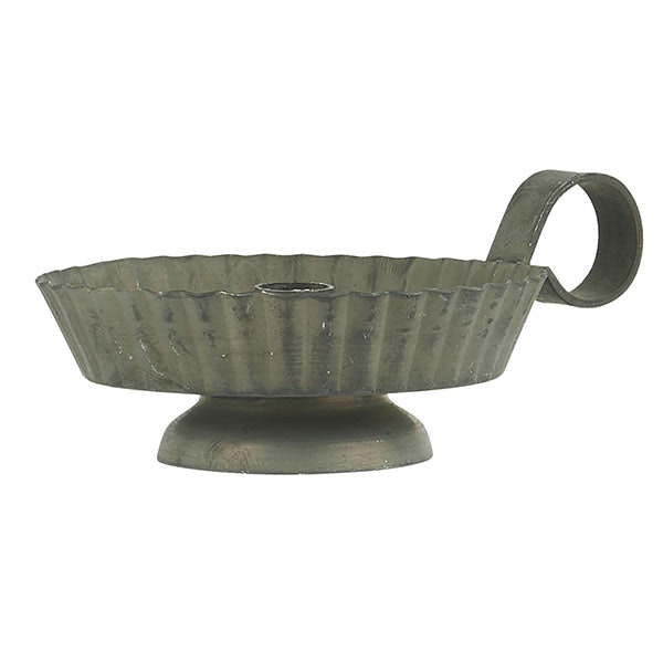 Metal Grooved Candle Holder for Taper Candles by TUSKcollection
