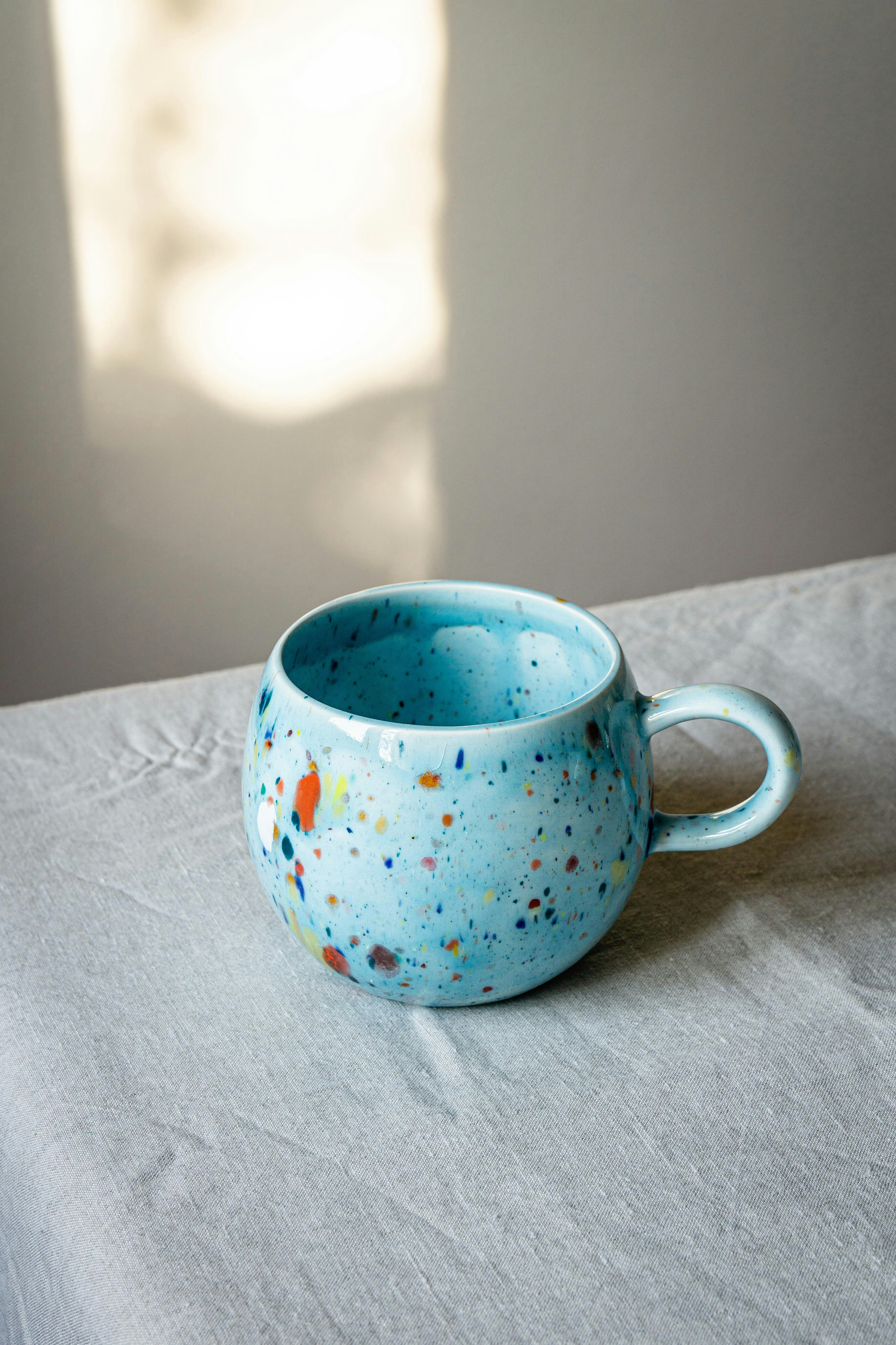 Handmade Party 'ball' Mug Blue by