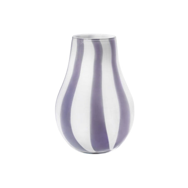Ada Stripe Vase | Light Purple Orchid by Broste Copenhagen
