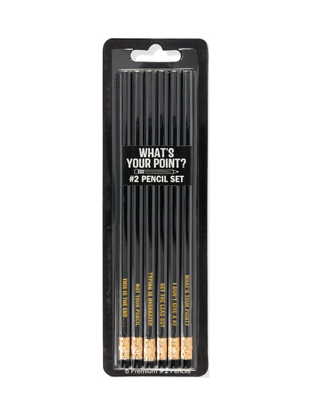 What’s The Point Pencil Set by Peter Pauper Press