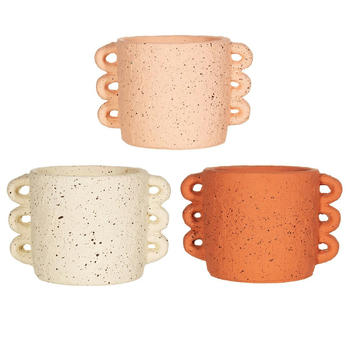Triple Handle Planter by Sass & Belle