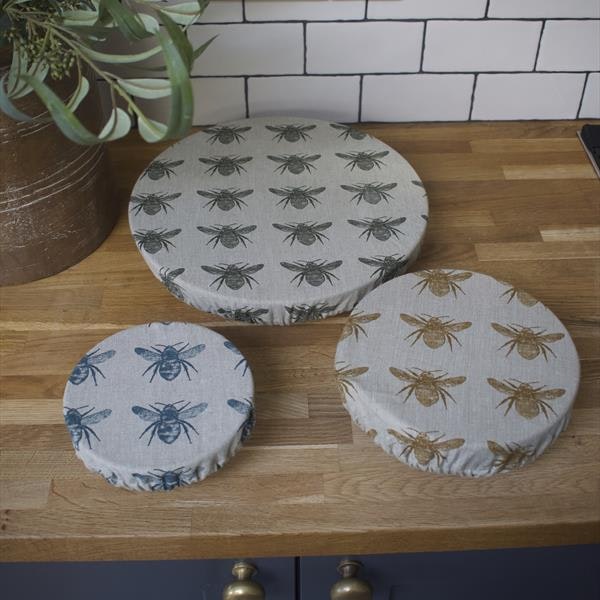 Set Of 3 Abby Bee Food Covers by Raine And Humble