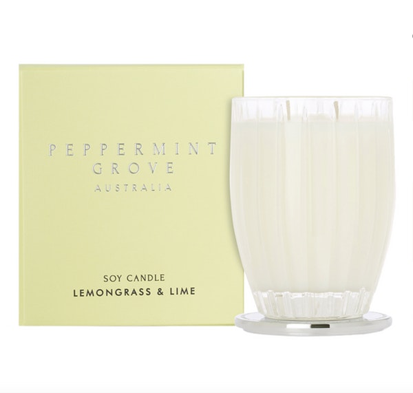 Lemongrass & Lime Medium Candle by Peppermint Grove