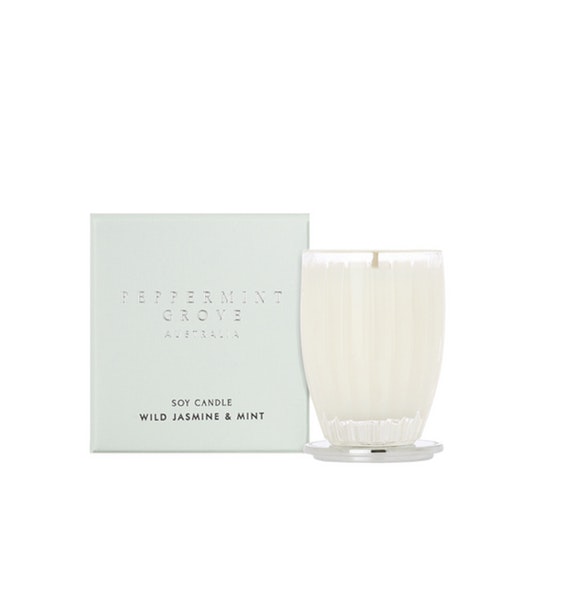Wild Jasmine & Mint Small Candle by Peppermint Grove