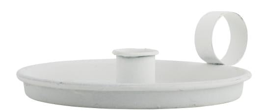 White Candle Holder by Ib Laursen
