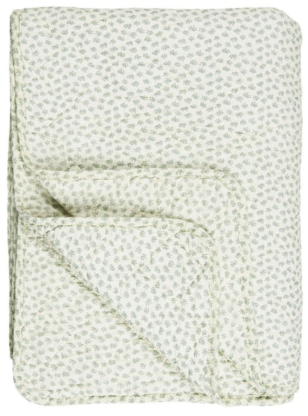 Green Leaves Cotton Quilt by Ib Laursen