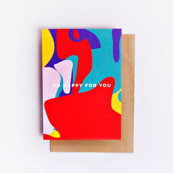 So Happy For You Shapes Card by The Completist