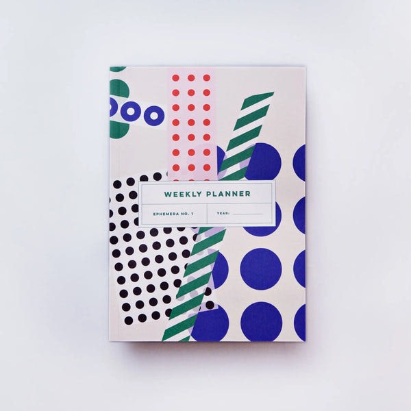 Ephemera No.1 Lay Flat Undated Weekly Planner by The Completist