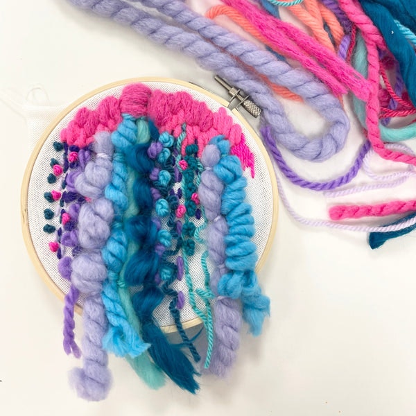 Abstract Stitching Workshop by Happydashery