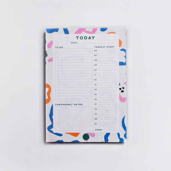 Ghost Flower Daily Planner Pad by The Completist