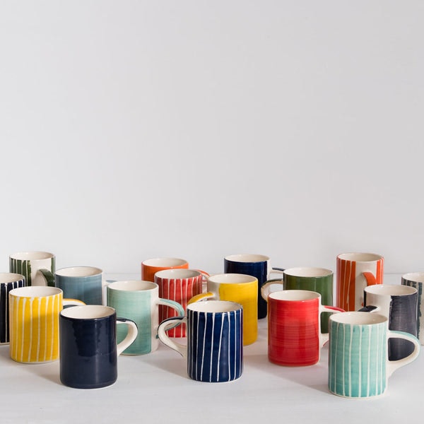 Pair Of Espresso Cups - Red by Musango