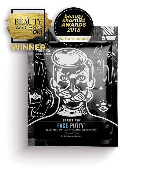 Face Putty - Black Peel-Off Mask by BARBER PRO