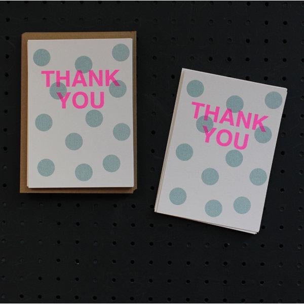Thank You Teal Spot Card Pack by Petra Boase