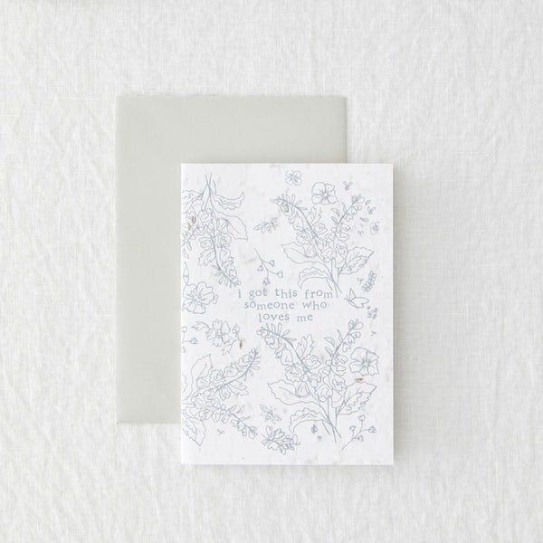 ‘...from Someone Who Loves Me’ Seed Card by made by Shannon