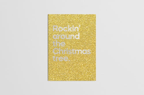 Rocking Around The Christmas Tree Card by Say It With Songs