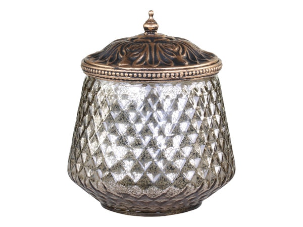 French Styled Decorative Glass Jar by Chic Antique