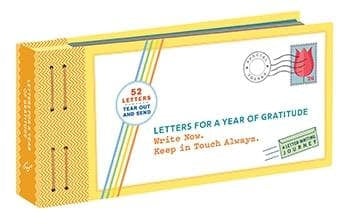 Letters For A Year Of Gratitude by DickieBird Homestore