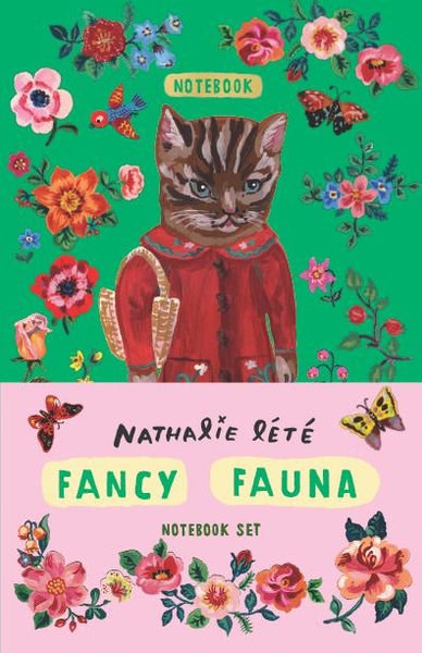 Fancy Fauna Notebook Set by DickieBird Homestore
