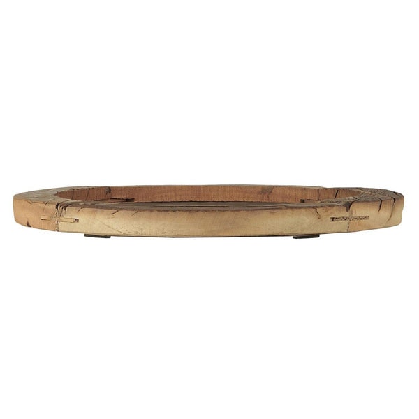 Unique Round Wooden Tray by Ib Laursen
