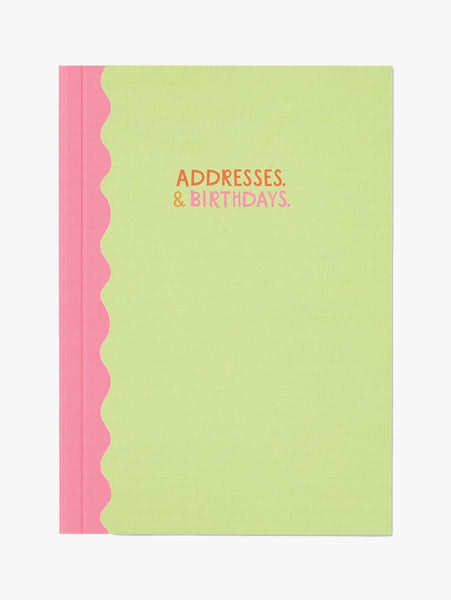 Address And Birthday Notebook by Raspberry Blossom