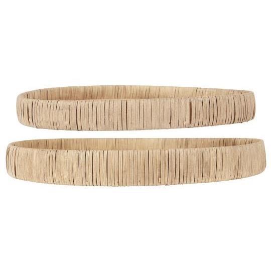 Large Rattan Tray by Ib Laursen