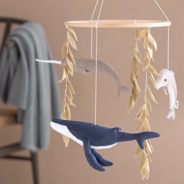Handmade Ocean Felt Mobile Decoration by TUSKcollection