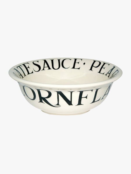 Black Toast Cereal Bowl by Emma Bridgewater