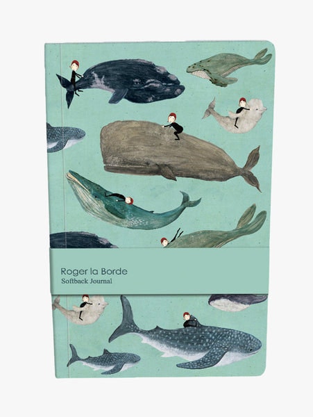 Whale Song A5 Softback Journal by Roger la Borde