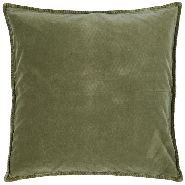 Moss Green Velvet Cushion by Ib Laursen