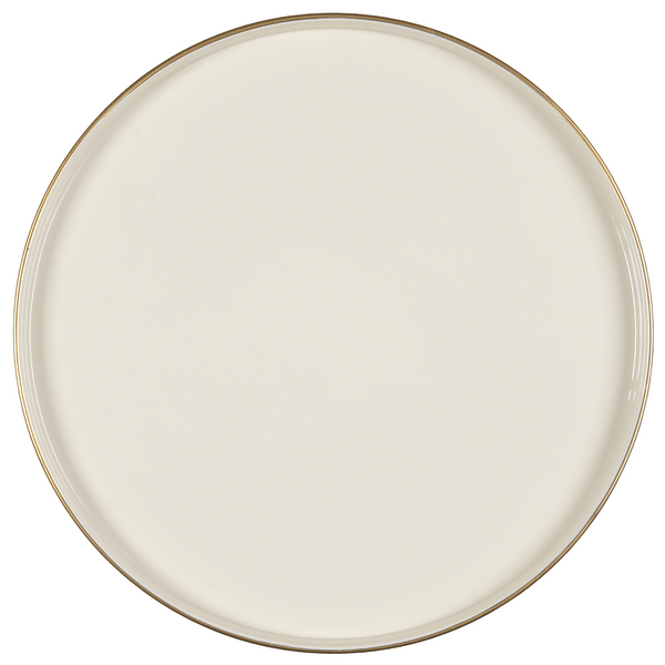 Cream Enamel Tray Large by Ib Laursen