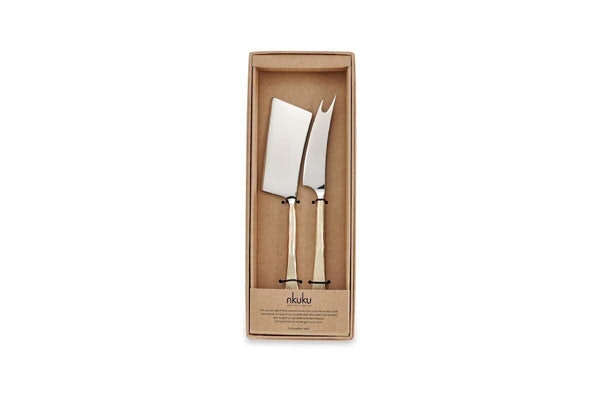 Ena Cheese Knife Set by Nkuku