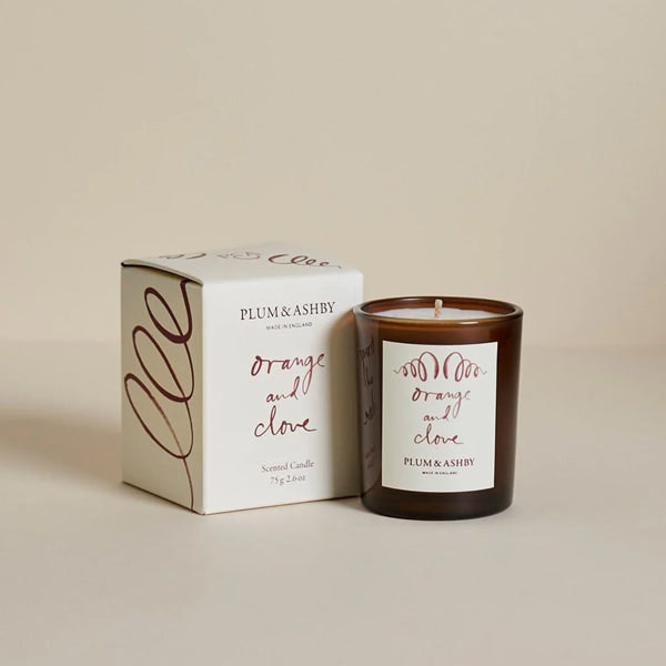 Orange And Clove Votive Candle by Plum & Ashby