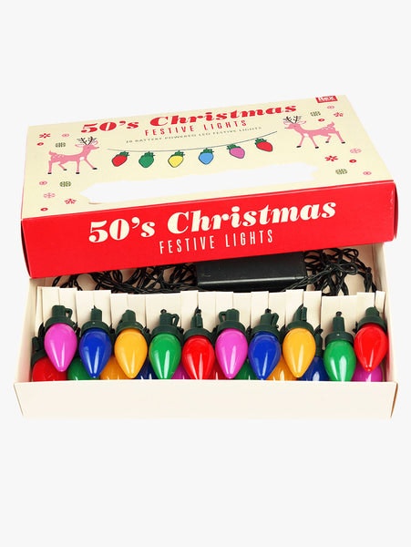 50s Christmas Festive Lights by Rex London