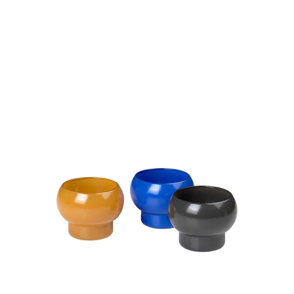 Agathe Glass Tealight Holders | Set of 3 by Broste Copenhagen