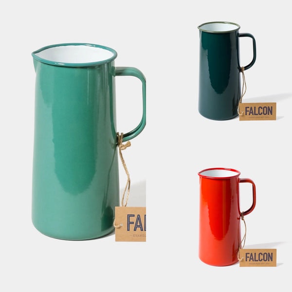 3 Pint Enamel Jug by Falcon Enamelware