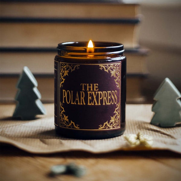 - The Bookcase Collection - “the Polar Express” Candle by The Wild Botanist