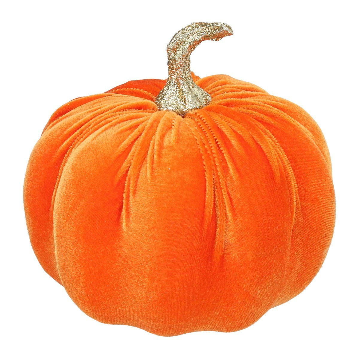 Orange Plush Pumpkin Wool by Gisela Graham