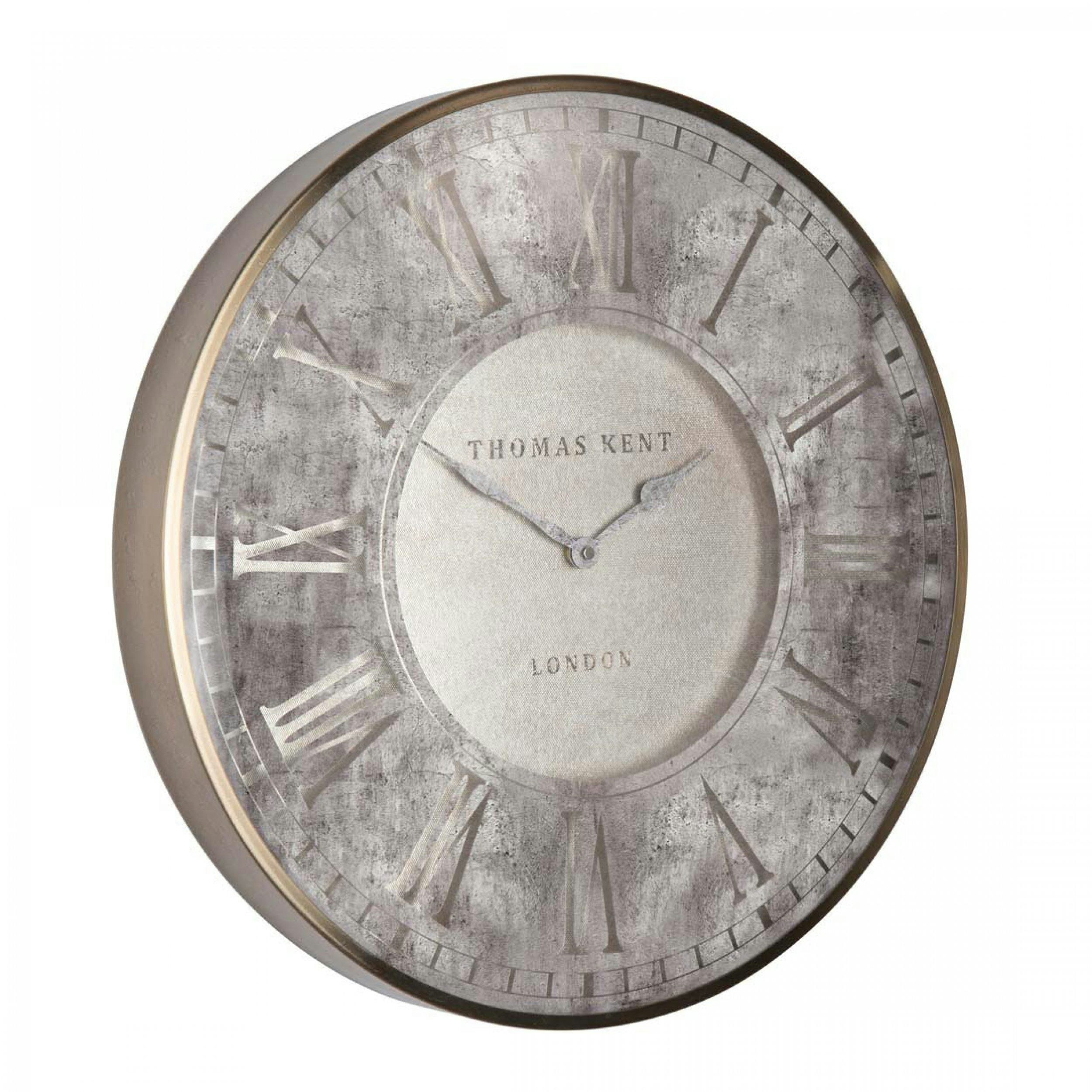 53cm Silver Florentine Wall Clock by Thomas Kent