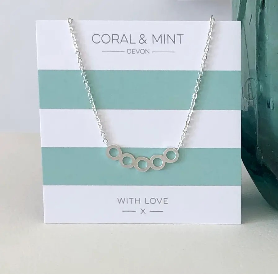 Five Circle Necklace by Coral & Mint