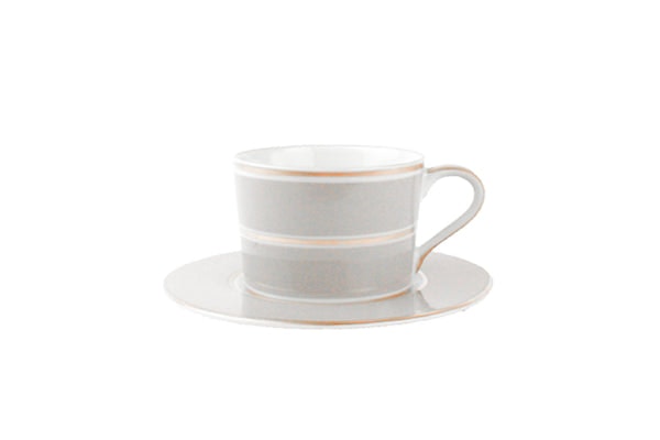 La Vienne Cup & Saucer In Grey by Canvas Home