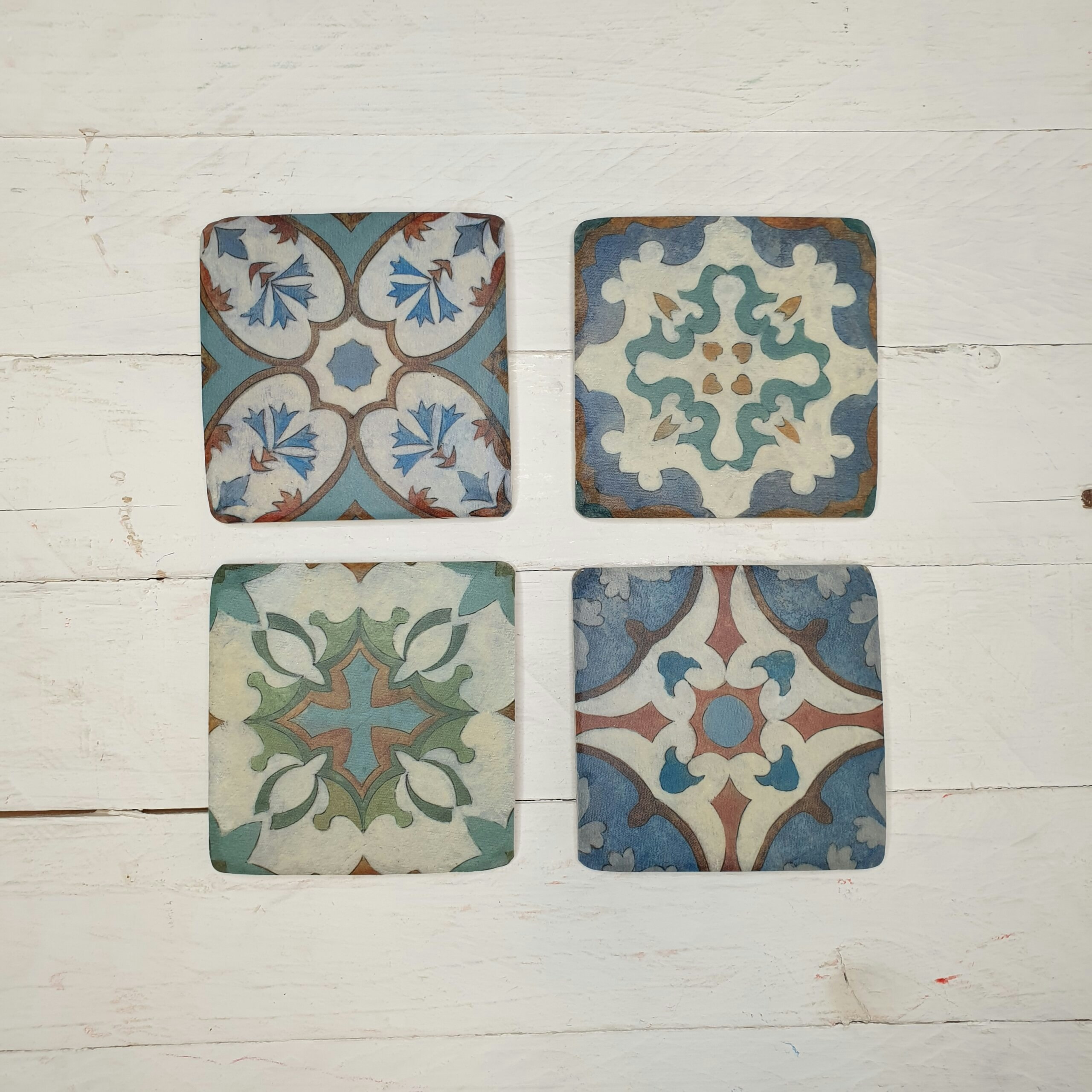 Mosaic Design Coasters by Gisela Graham