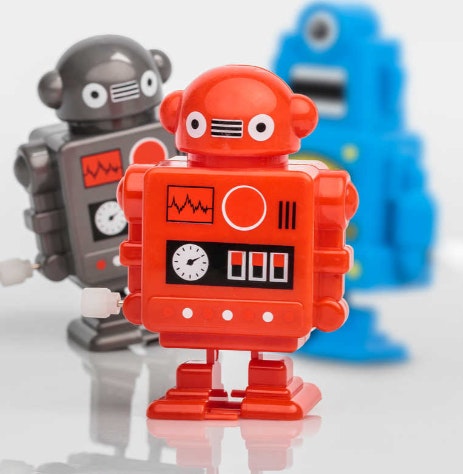 Wind Up Robots by Tobar