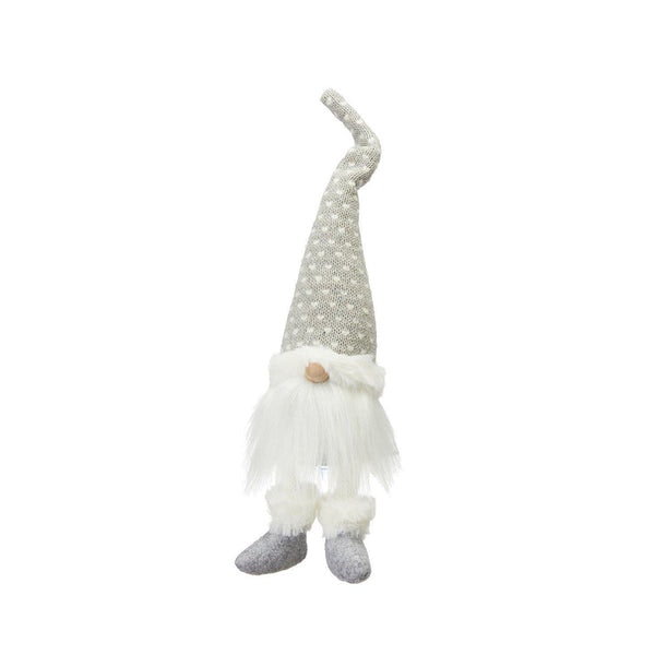 Grey & White Christmas Gonk by Wikholm Form